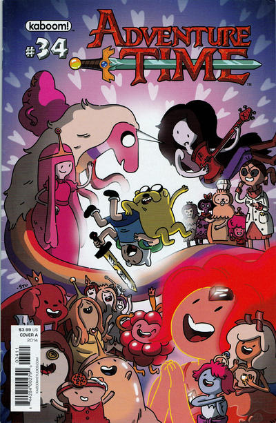 Cover for Adventure Time (Boom! Studios, 2012 series) #34 [Cover A - Stu Livingston]