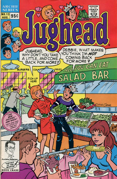 Cover for Jughead (Archie, 1987 series) #13 [Direct]