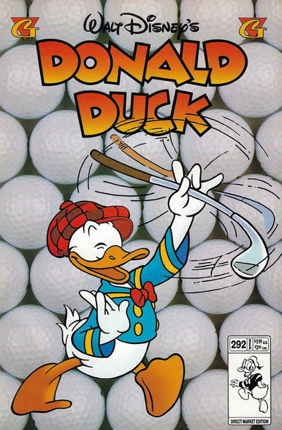 Cover for Donald Duck (Gladstone, 1986 series) #292 [Direct]