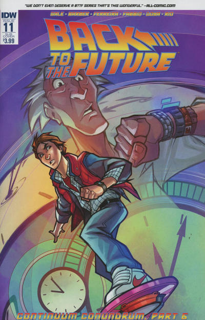 Cover for Back to the Future (IDW, 2015 series) #11 [Subscription Cover]