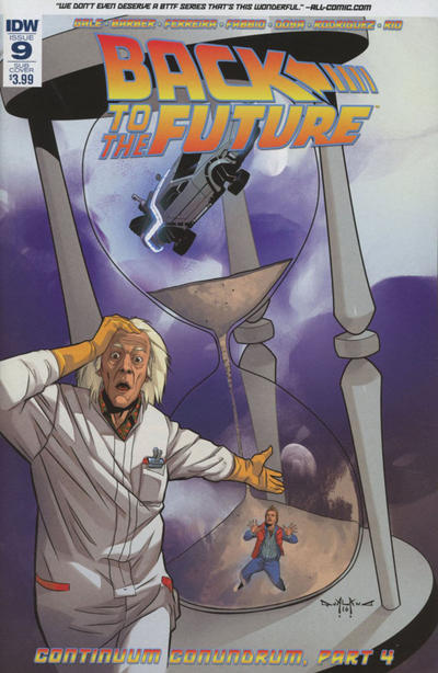 Cover for Back to the Future (IDW, 2015 series) #9 [Subscription Cover]