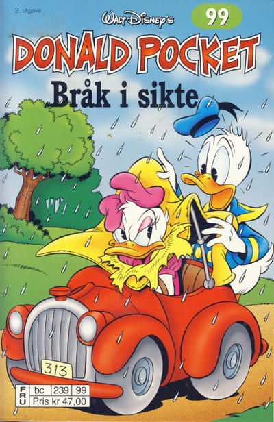 Cover for Donald Pocket (Hjemmet / Egmont, 1968 series) #99 - Bråk i sikte [2. utgave bc 239 99]