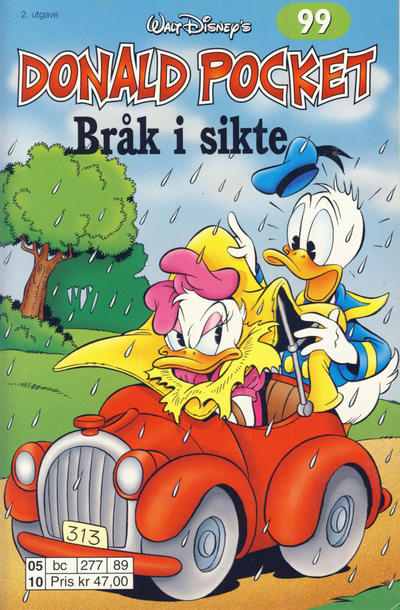 Cover for Donald Pocket (Hjemmet / Egmont, 1968 series) #99 - Bråk i sikte [2. utgave bc 277 89]