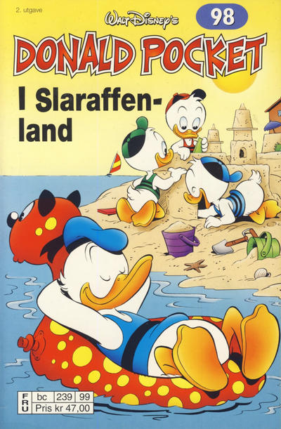 Cover for Donald Pocket (Hjemmet / Egmont, 1968 series) #98 - I Slaraffenland [2. utgave bc 239 99]