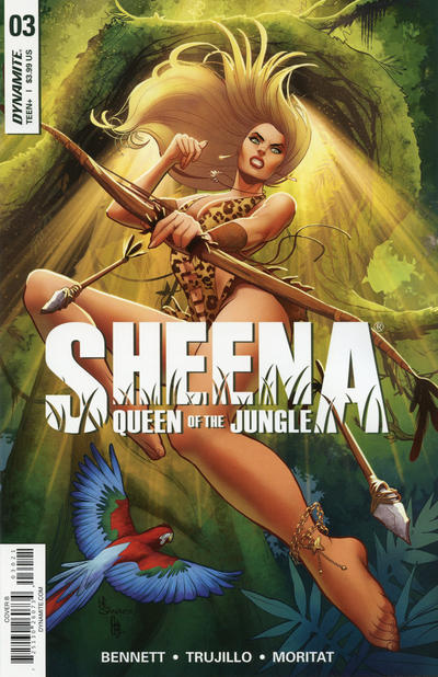 Cover for Sheena Queen of the Jungle (Dynamite Entertainment, 2017 series) #3 [Cover B Maria Sanapo]
