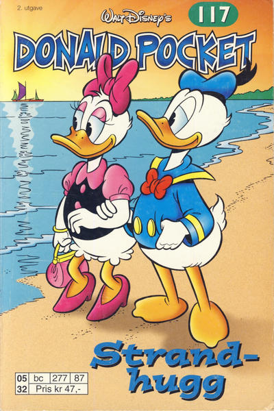 Cover for Donald Pocket (Hjemmet / Egmont, 1968 series) #117 - Strandhugg [2. utgave bc 277 87]