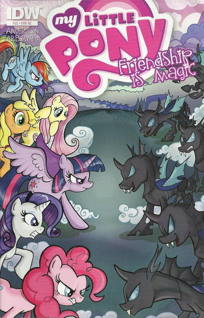 Cover for My Little Pony: Friendship Is Magic (IDW, 2012 series) #22 [Cover RE - Core Games Exclusive - Diana Leto]