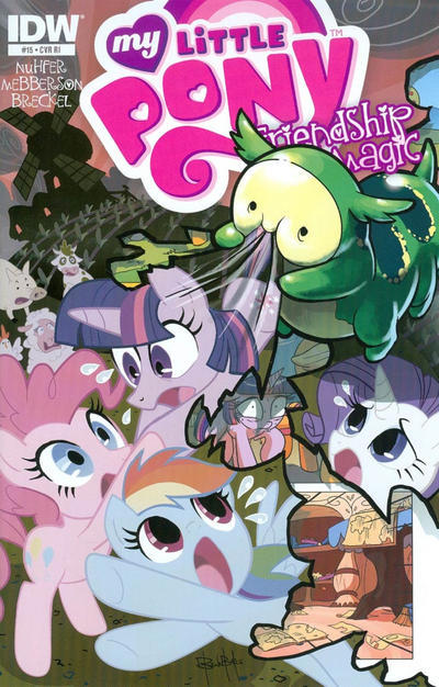 Cover for My Little Pony: Friendship Is Magic (IDW, 2012 series) #15 [Cover RI - Ben Bates]