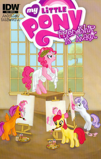 Cover for My Little Pony: Friendship Is Magic (IDW, 2012 series) #22 [Cover RI - Alison Blackwell]
