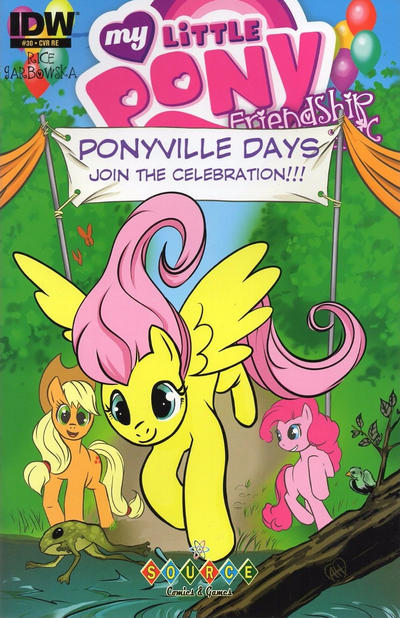 Cover for My Little Pony: Friendship Is Magic (IDW, 2012 series) #30 [Cover RE - Source Comics and Games Exclusive - Anthony Hary]
