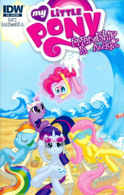 Cover for My Little Pony: Friendship Is Magic (IDW, 2012 series) #30 [Subscription Cover - Paul Abstruse]