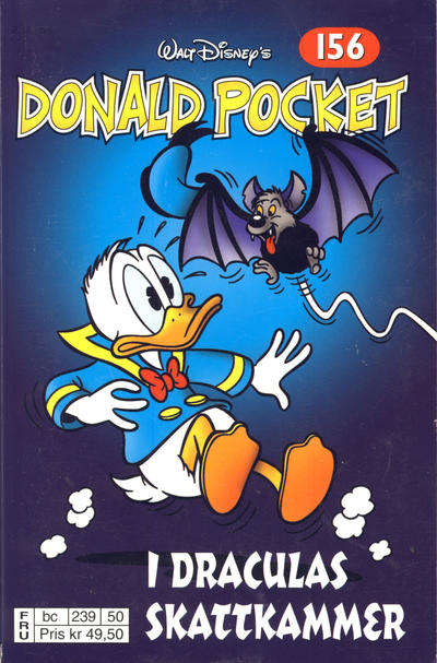 Cover for Donald Pocket (Hjemmet / Egmont, 1968 series) #156 - I Draculas skattkammer [2. utgave bc 239 50]