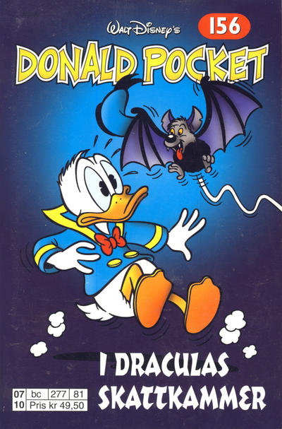 Cover for Donald Pocket (Hjemmet / Egmont, 1968 series) #156 - I Draculas skattkammer [2. utgave bc 277 81]