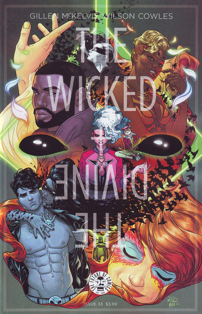 Cover for The Wicked + The Divine (Image, 2014 series) #33 [Cover B - Russell Dauterman]
