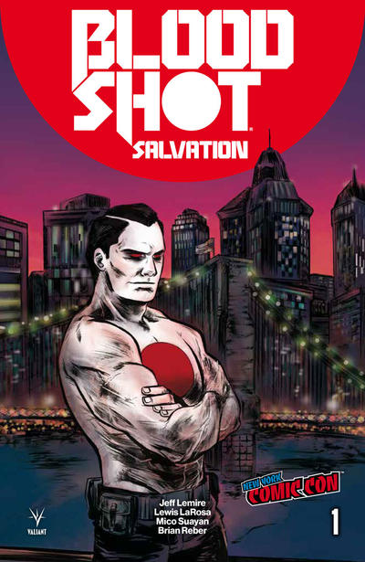 Cover for Bloodshot Salvation (Valiant Entertainment, 2017 series) #1 [New York Comic Con 2017 - Soo Lee]