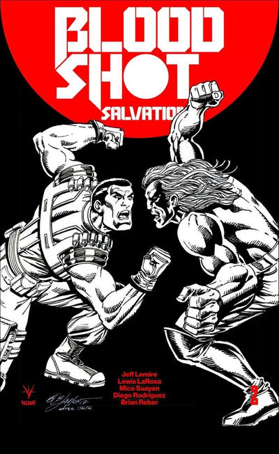 Cover for Bloodshot Salvation (Valiant Entertainment, 2017 series) #2 [Larry's Comics - Bob Layton]