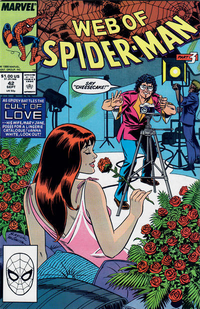 Cover for Web of Spider-Man (Marvel, 1985 series) #42 [Direct]