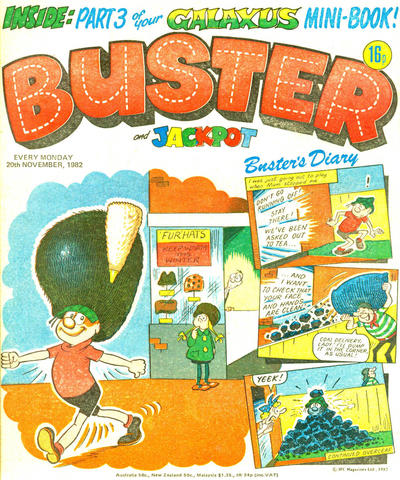 Cover for Buster (IPC, 1960 series) #20 November 1982 [1141]
