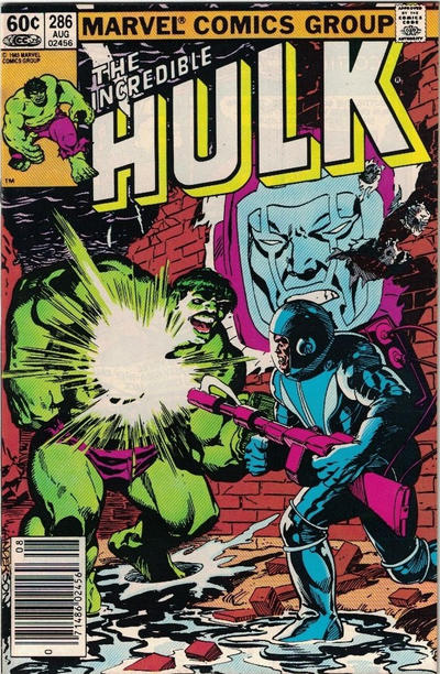 Cover for The Incredible Hulk (Marvel, 1968 series) #286 [Newsstand]