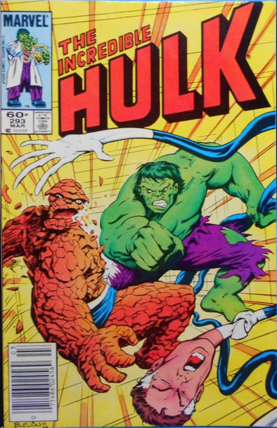 Cover for The Incredible Hulk (Marvel, 1968 series) #293 [Newsstand]