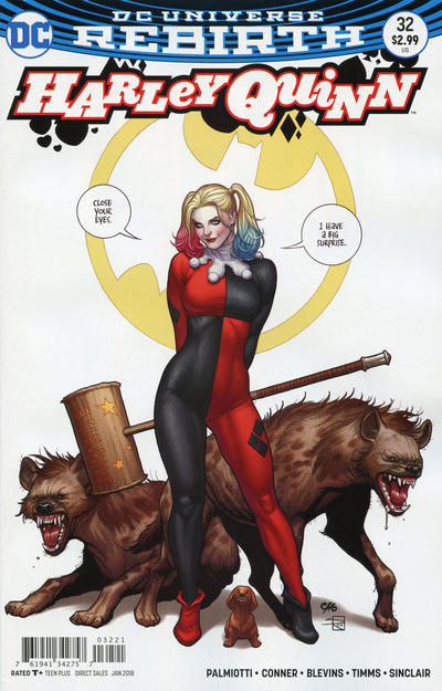 Cover for Harley Quinn (DC, 2016 series) #32 [Frank Cho Cover]