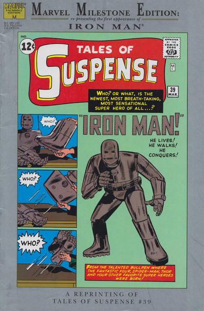 Cover for Marvel Milestone Edition: Tales of Suspense #39 (Marvel, 1994 series) [First Print]