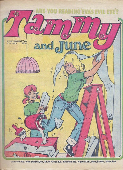 Cover for Tammy (IPC, 1971 series) #27 July 1974