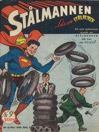 Cover Thumbnail for Stålmannen (Centerförlaget, 1949 series) #9/1950