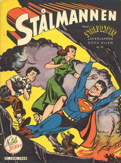 Cover for Stålmannen (Centerförlaget, 1949 series) #14/1950