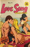 Cover for Love Song Romances (K. G. Murray, 1959 ? series) #71