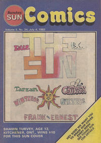 Cover for Sunday Sun Comics (Toronto Sun, 1977 series) #v5#34