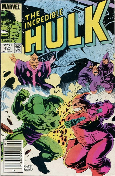 Cover for The Incredible Hulk (Marvel, 1968 series) #304 [Canadian]