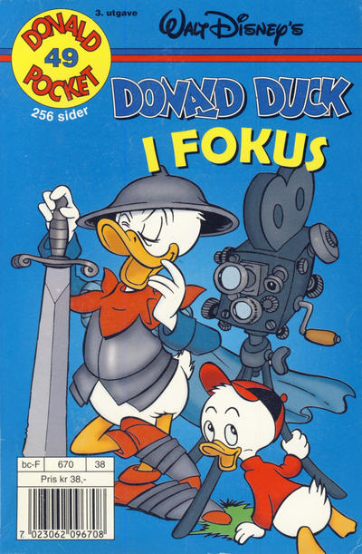 Cover for Donald Pocket (Hjemmet / Egmont, 1968 series) #49 - Donald Duck i fokus [3. utgave bc-F 670 38]