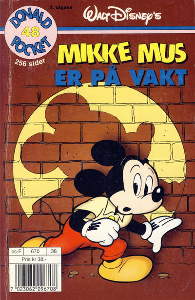 Cover for Donald Pocket (Hjemmet / Egmont, 1968 series) #48 - Mikke Mus er på vakt [3. utgave bc-F 670 38]