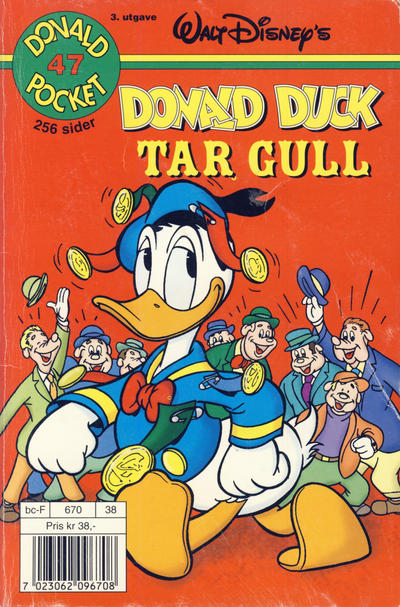 Cover for Donald Pocket (Hjemmet / Egmont, 1968 series) #47 - Donald Duck tar gull [3. utgave bc-F 670 38]