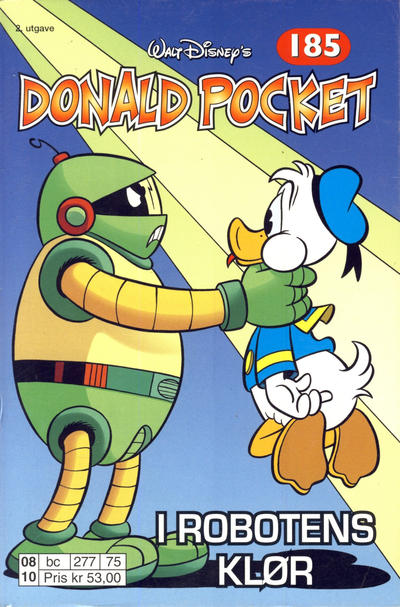 Cover for Donald Pocket (Hjemmet / Egmont, 1968 series) #185 - I robotens klør [2. utgave bc 277 75]