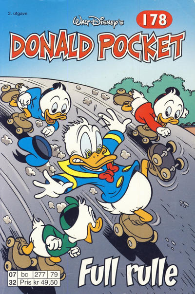 Cover for Donald Pocket (Hjemmet / Egmont, 1968 series) #178 - Full rulle [2. utgave bc 277 79]