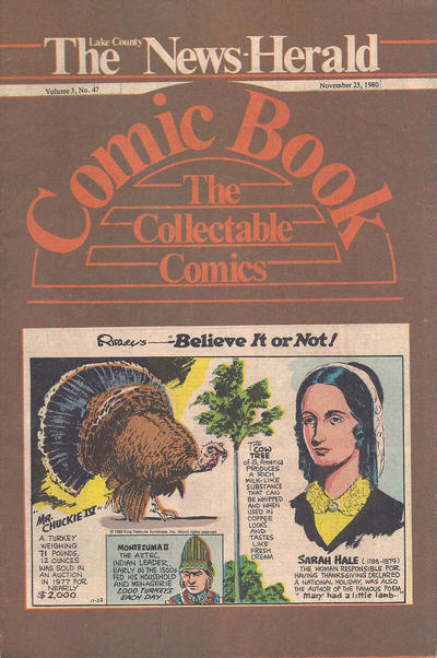Cover for The News Herald Comic Book the Collectable Comics (Lake County News Herald, 1978 series) #v3#47