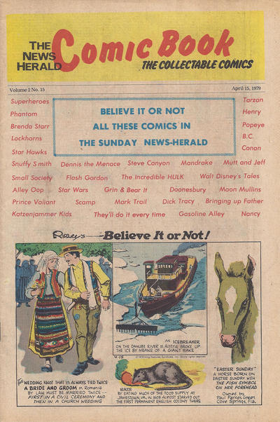 Cover for The News Herald Comic Book the Collectable Comics (Lake County News Herald, 1978 series) #v2#15