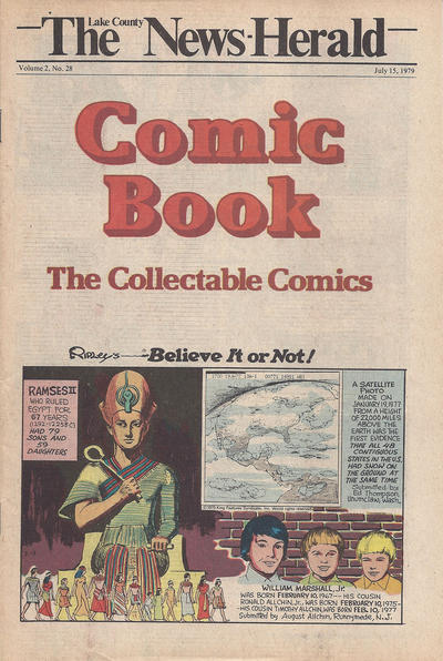 Cover for The News Herald Comic Book the Collectable Comics (Lake County News Herald, 1978 series) #v2#28
