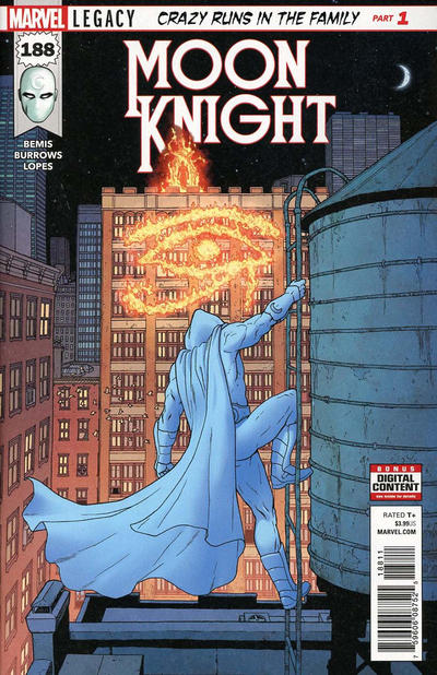 Cover for Moon Knight (Marvel, 2016 series) #188 [Jacen Burrows Cover]