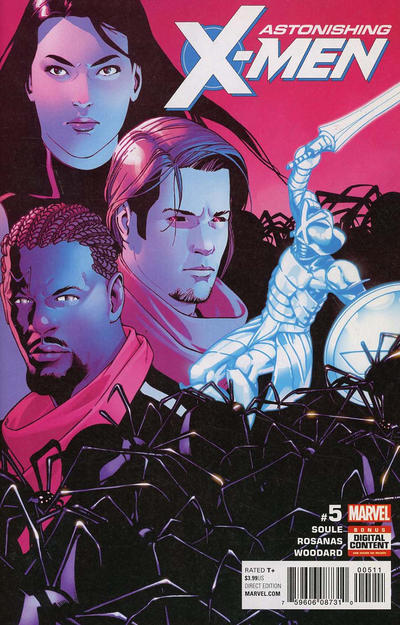 Cover for Astonishing X-Men (Marvel, 2017 series) #5 [Ramon Rosanas]
