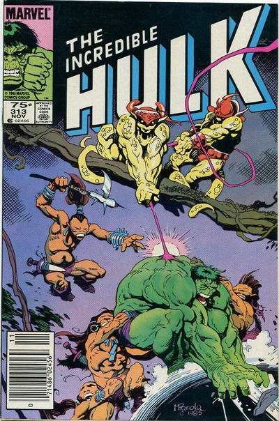 Cover for The Incredible Hulk (Marvel, 1968 series) #313 [Canadian]