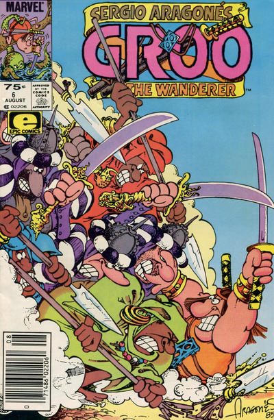 Cover for Sergio Aragonés Groo the Wanderer (Marvel, 1985 series) #6 [Newsstand]
