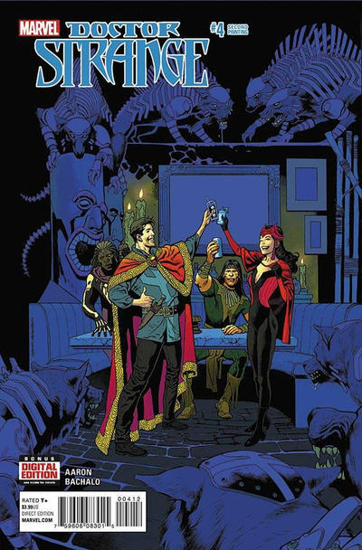 Cover for Doctor Strange (Marvel, 2015 series) #4 [Second Printing Variant]