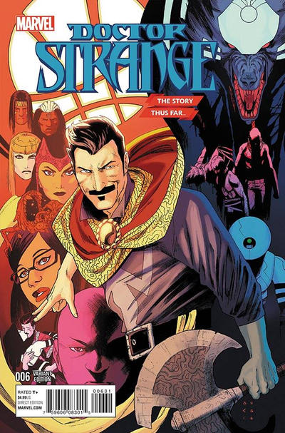 Cover for Doctor Strange (Marvel, 2015 series) #6 [The Story Thus Far…]