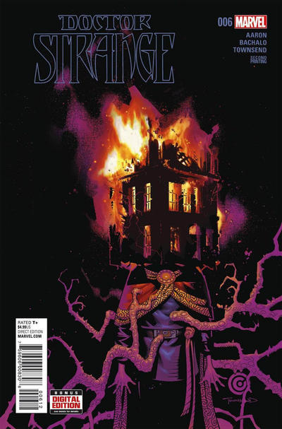 Cover for Doctor Strange (Marvel, 2015 series) #6 [Second Printing Variant]