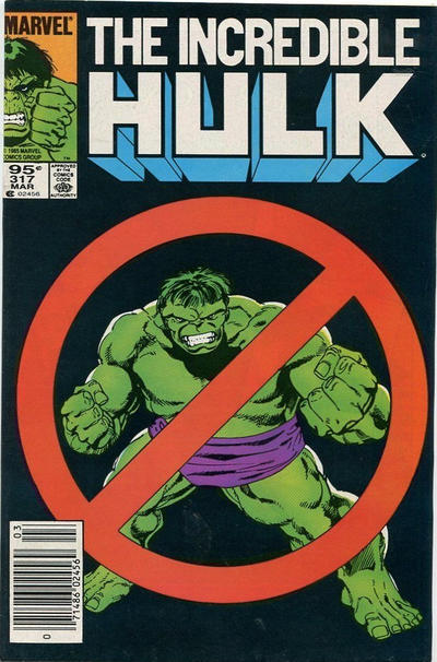 Cover for The Incredible Hulk (Marvel, 1968 series) #317 [Canadian]