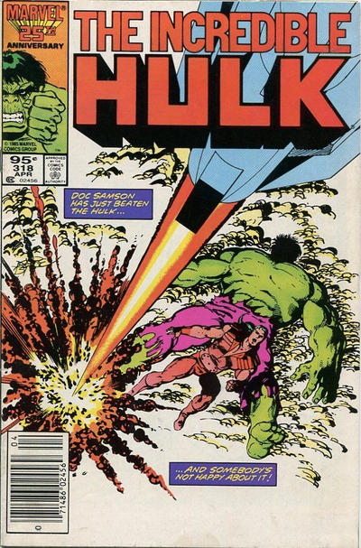 Cover for The Incredible Hulk (Marvel, 1968 series) #318 [Canadian]