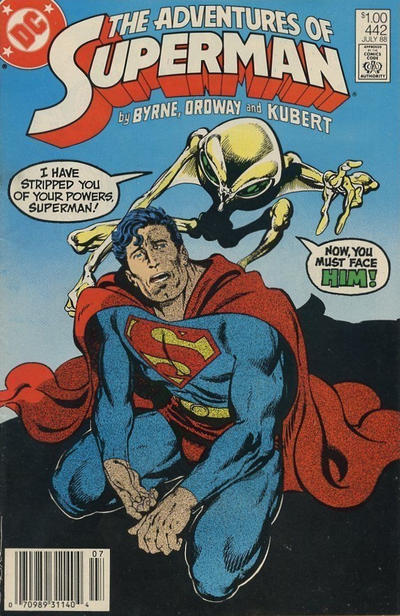 Cover for Adventures of Superman (DC, 1987 series) #442 [Canadian]